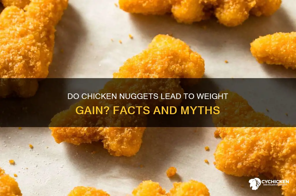 do chicken nuggets make you gain weight