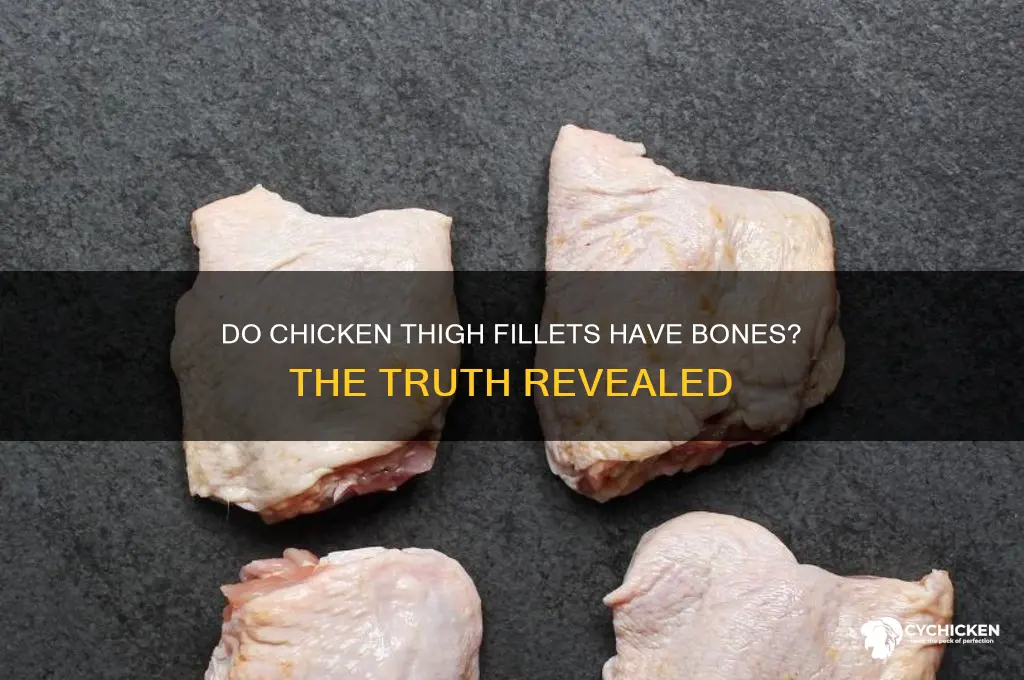 do chicken thigh fillets have bones