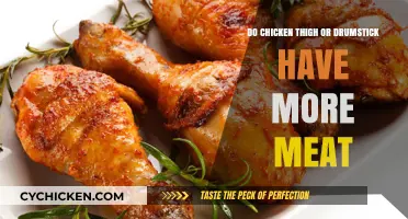 Chicken Thigh vs. Drumstick: Which Cut Offers More Meat?