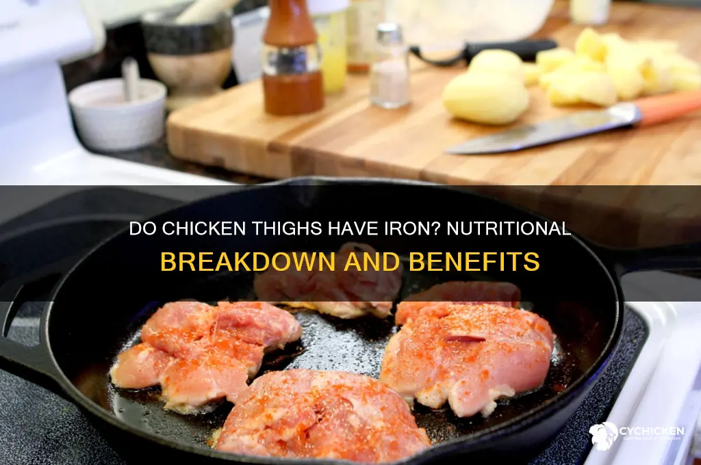 do chicken thighs have iron