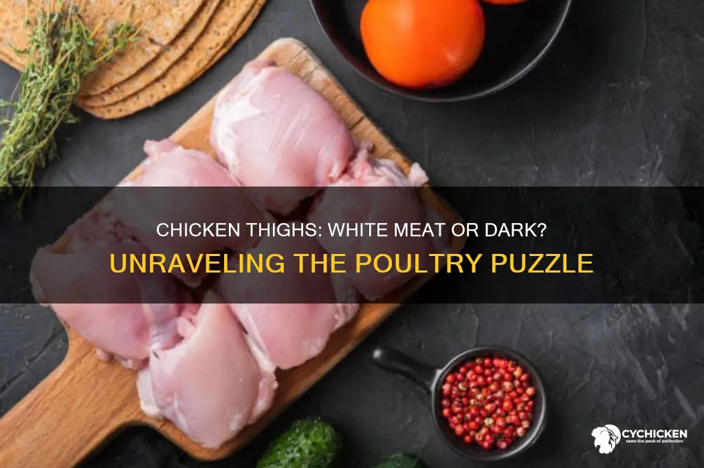 do chicken thighs have white meat