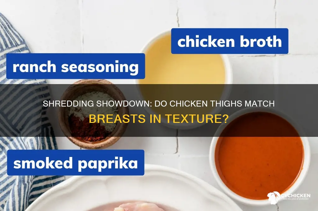 do chicken thighs shred like chicken breasts