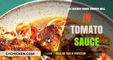 Simmering Chicken Thighs in Tomato Sauce: A Flavorful Cooking Guide