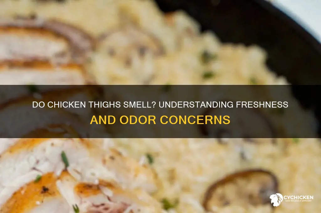 do chicken thighs smell