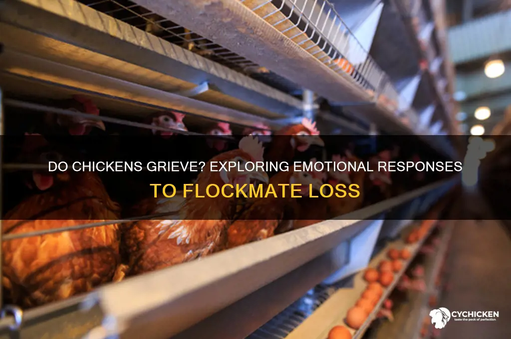 do chickens mourn when another chicken died