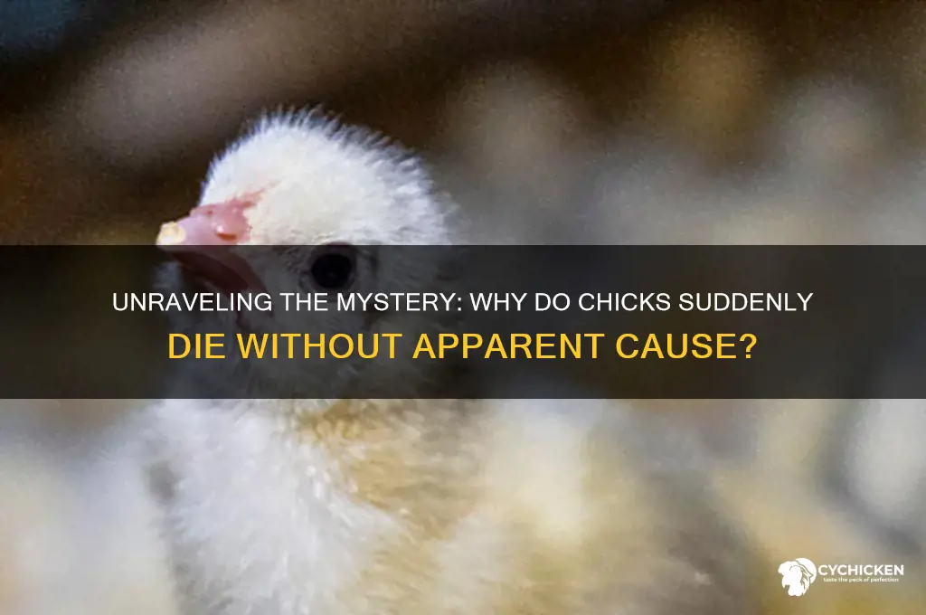do chicks often die of no reason