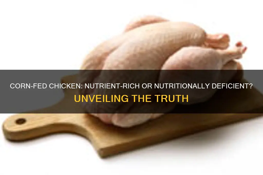 do corn fed chicken still have nutrients