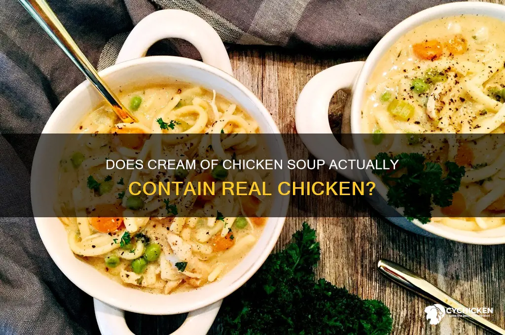 do cream of chickn soub have chicken