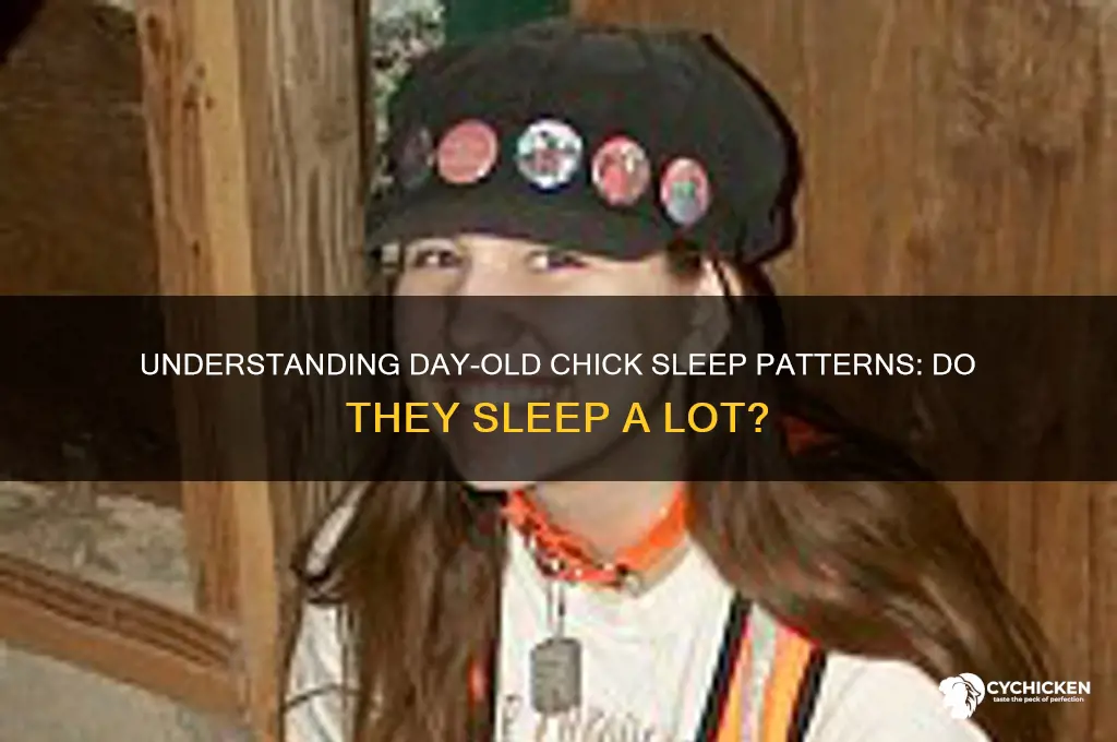 do day old chicks sleep a lot