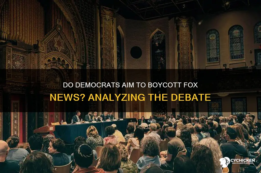 do dems want to chick on fox news