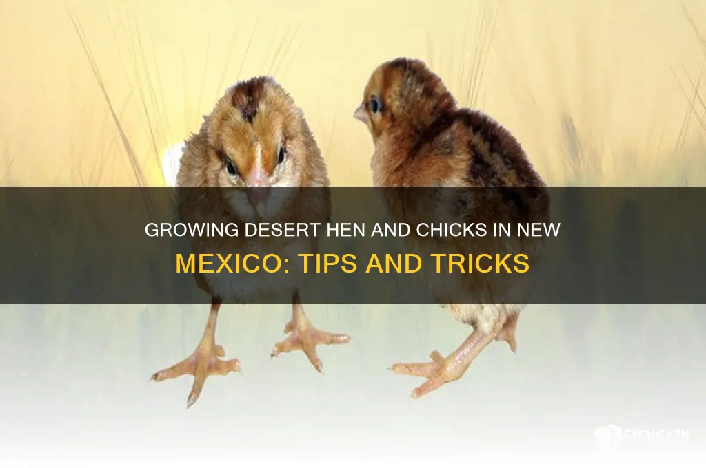 do desert hen and chicks grow in nm
