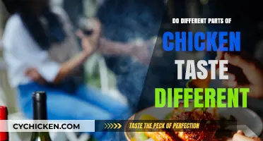Exploring Chicken's Flavor Profile: Do Different Parts Taste Unique?
