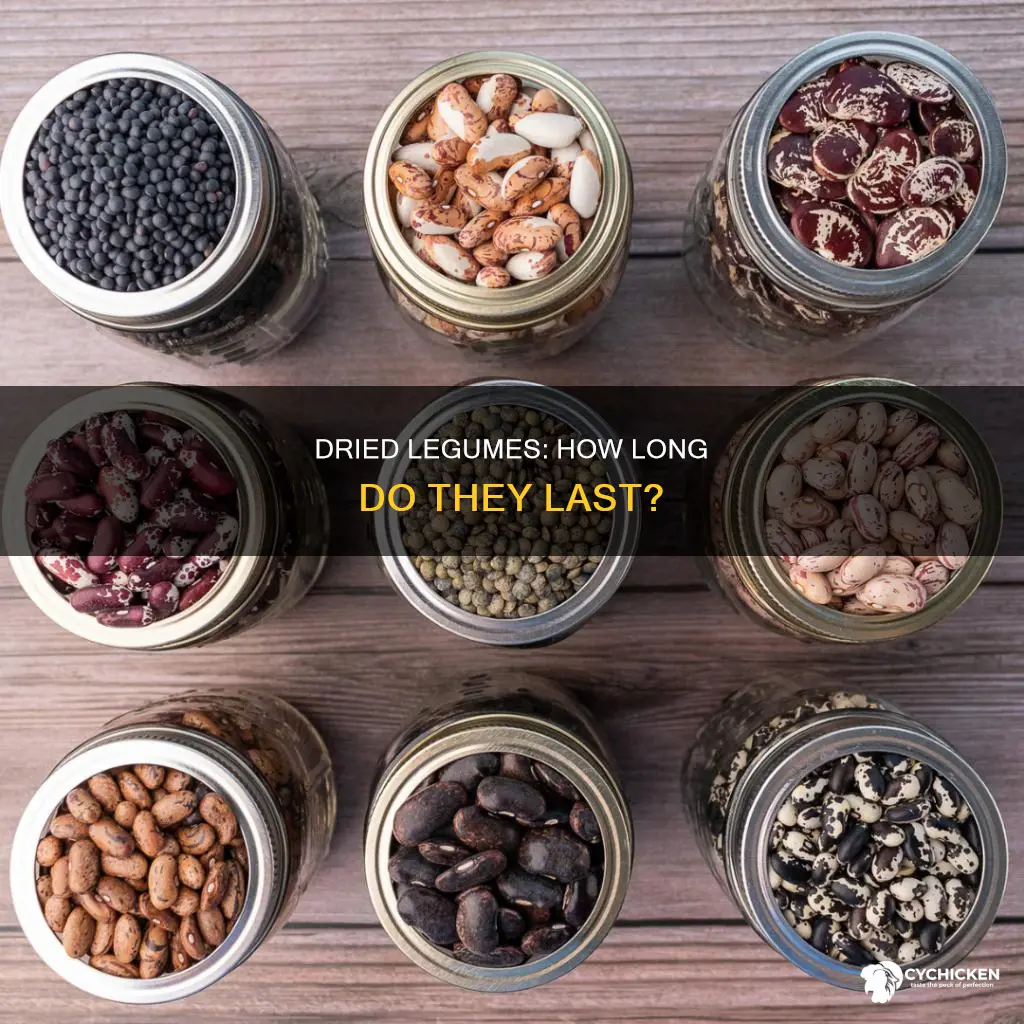do dried beans peas chick peas have a shelf life