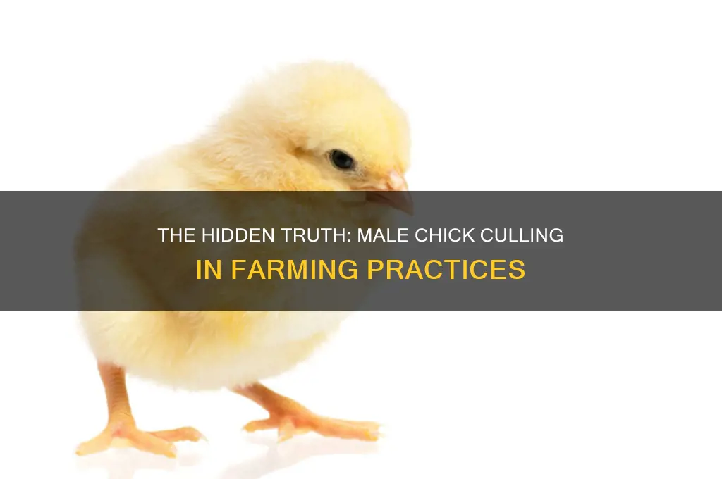do farms kill male chicks at birth