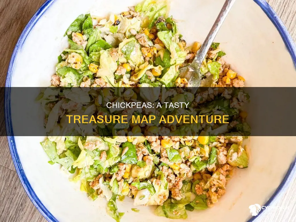 do find chick peas trease map in the story