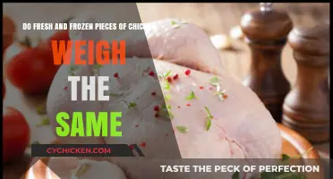 Do Fresh and Frozen Chicken Pieces Weigh the Same?