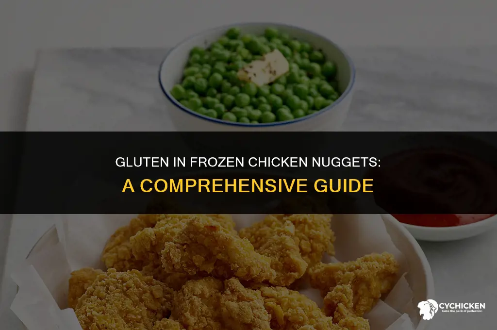 do frozen chicken nuggets have gluten