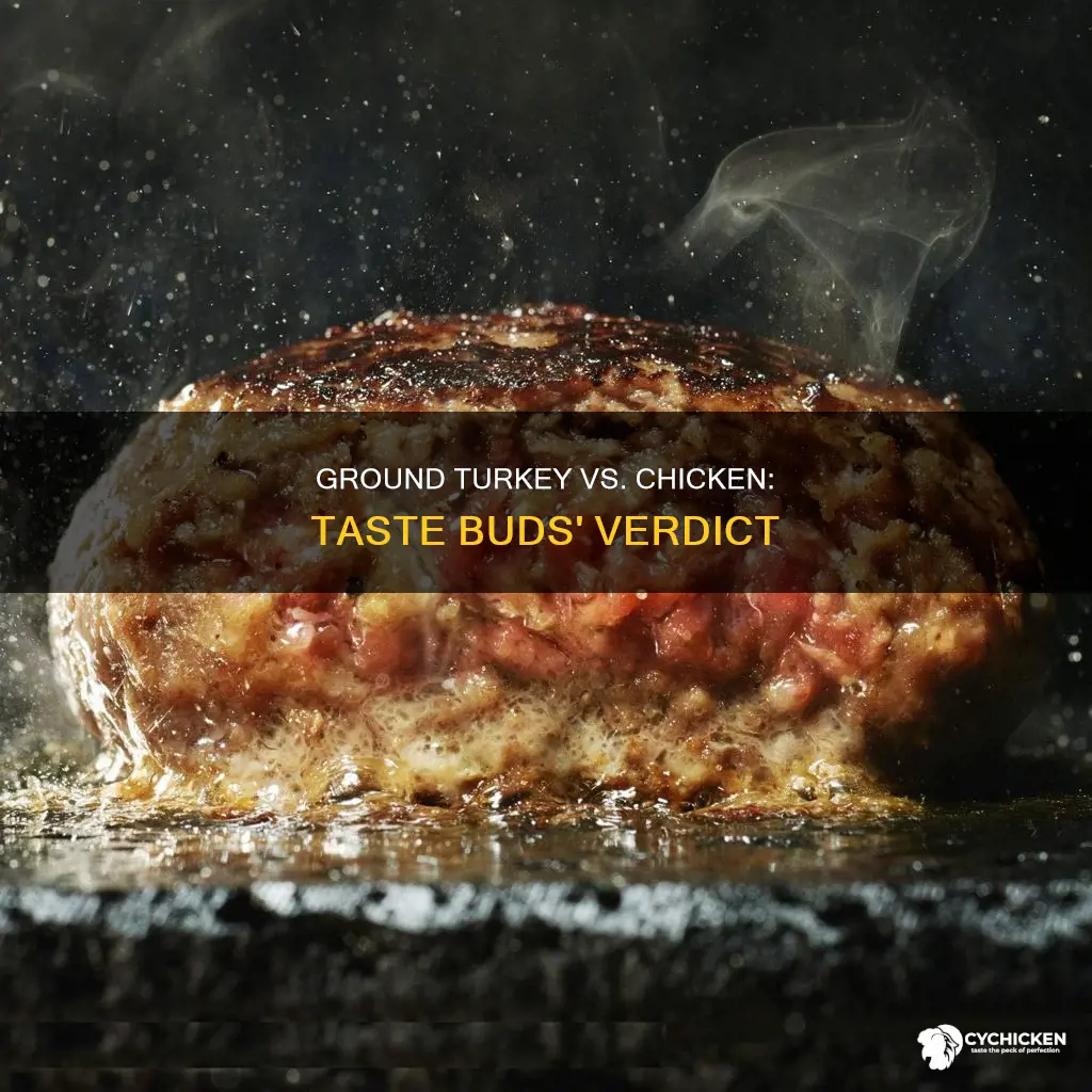 do ground turkey and ground chicken taste the same