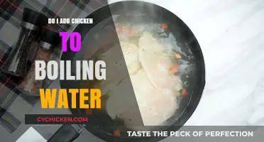 Adding Chicken to Boiling Water: A Culinary Do or Don't?