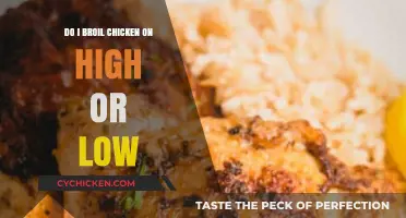 Broiling Chicken: High or Low Heat for Perfect Results?