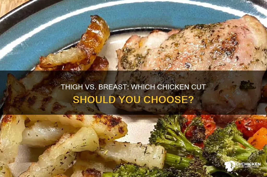 do i check thigh or breast chicken