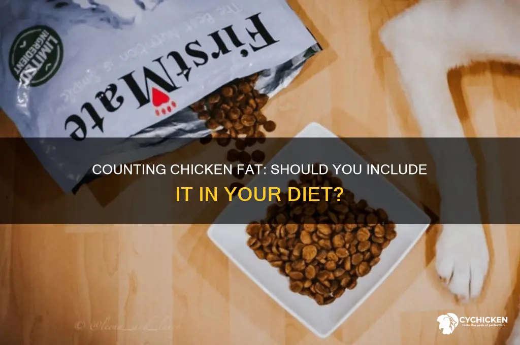 do i count the fat in chicken
