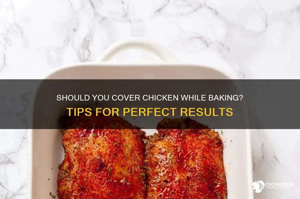 do i cover my chicken when baking