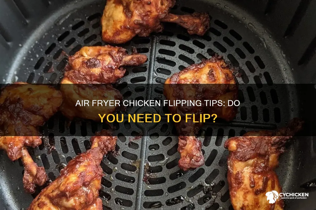 do i flip chicken in air fryer