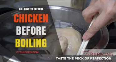 Should You Defrost Chicken Before Boiling? A Quick Guide