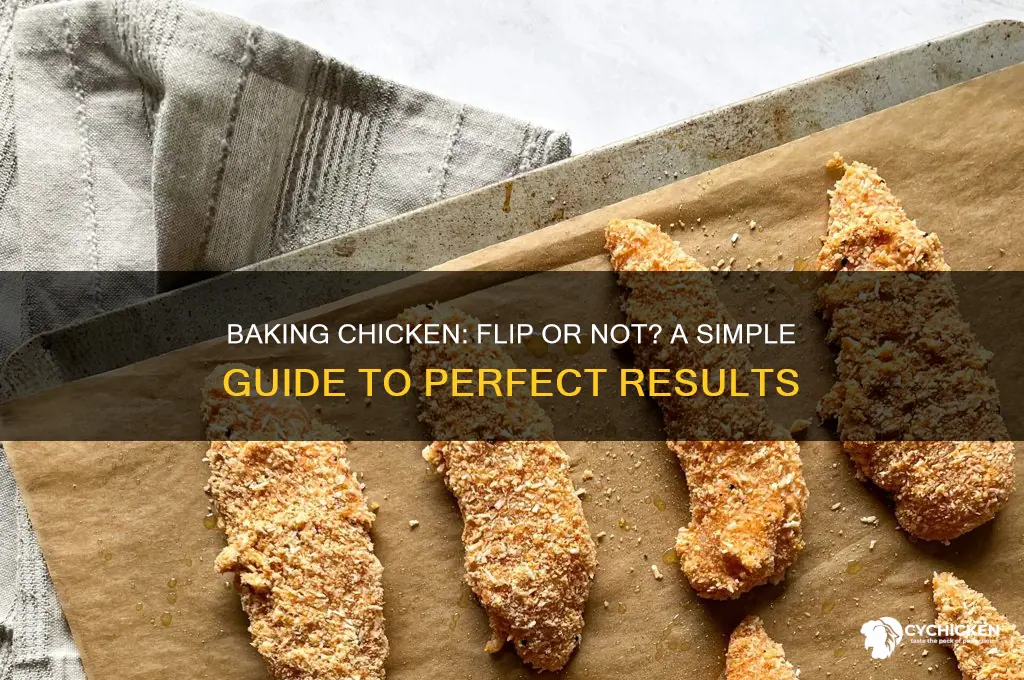 do i have to flip chicken when baking