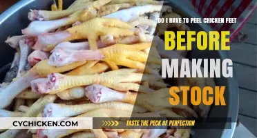 Making Stock from Chicken Feet: To Peel or Not?
