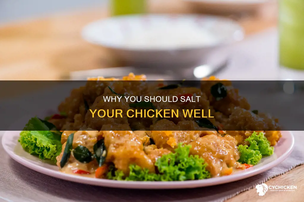 do i have to salt my chicken a lot