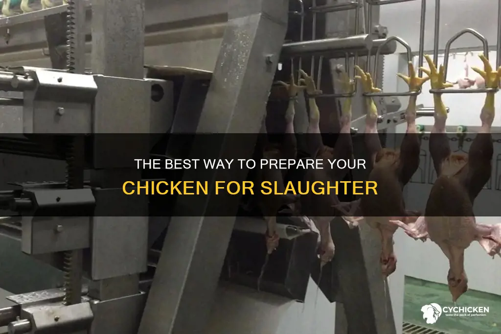 do i have to starve my chicken before killing it
