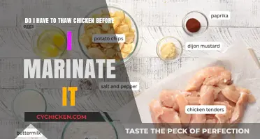 Marinating Chicken: To Thaw or Not to Thaw?