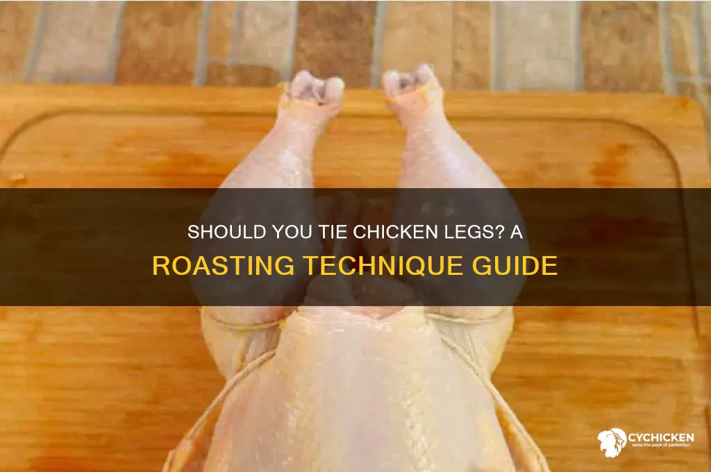 do i have to tie chicken legs together