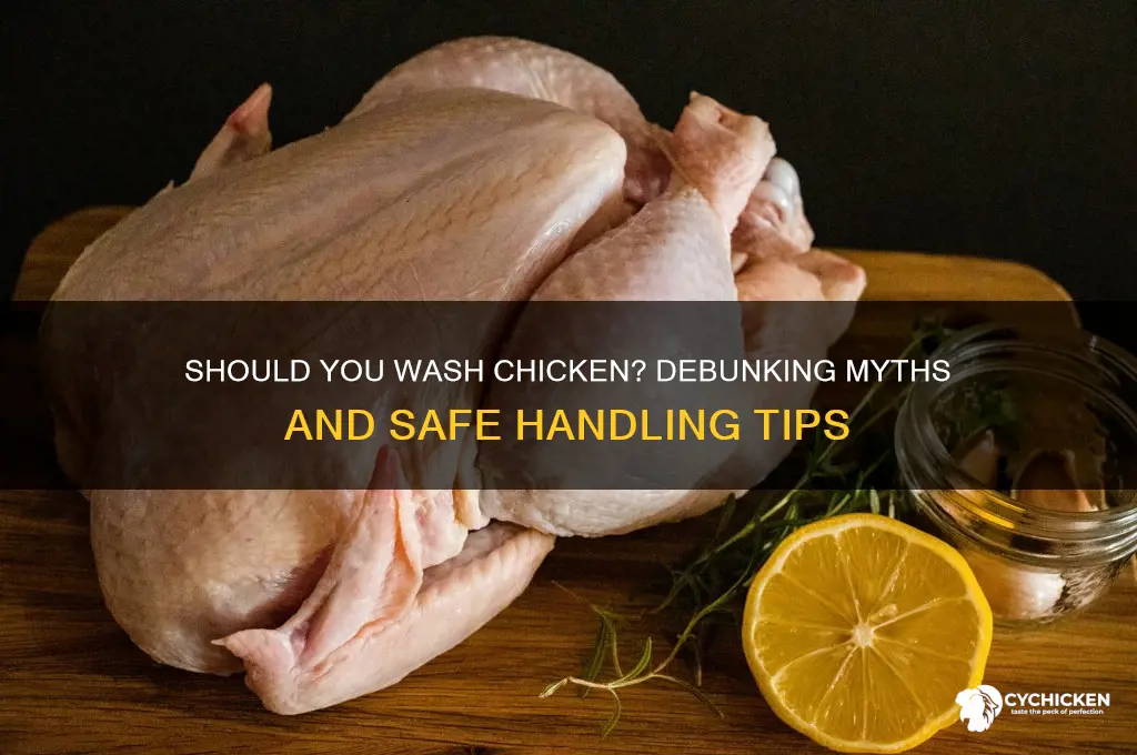 do i have to wash my chicken