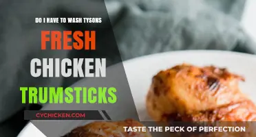 Washing Tyson's Fresh Chicken: Necessary or Not?