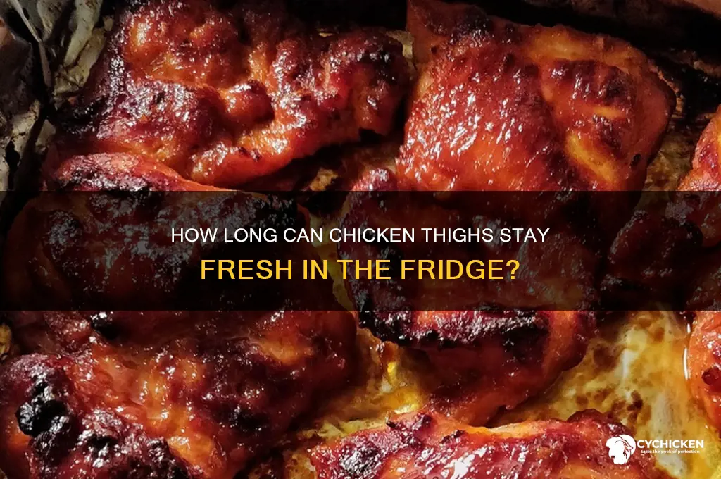do i keep chicken thighs in fridge