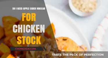 Apple Cider Vinegar: A Must-Have for Chicken Stock?