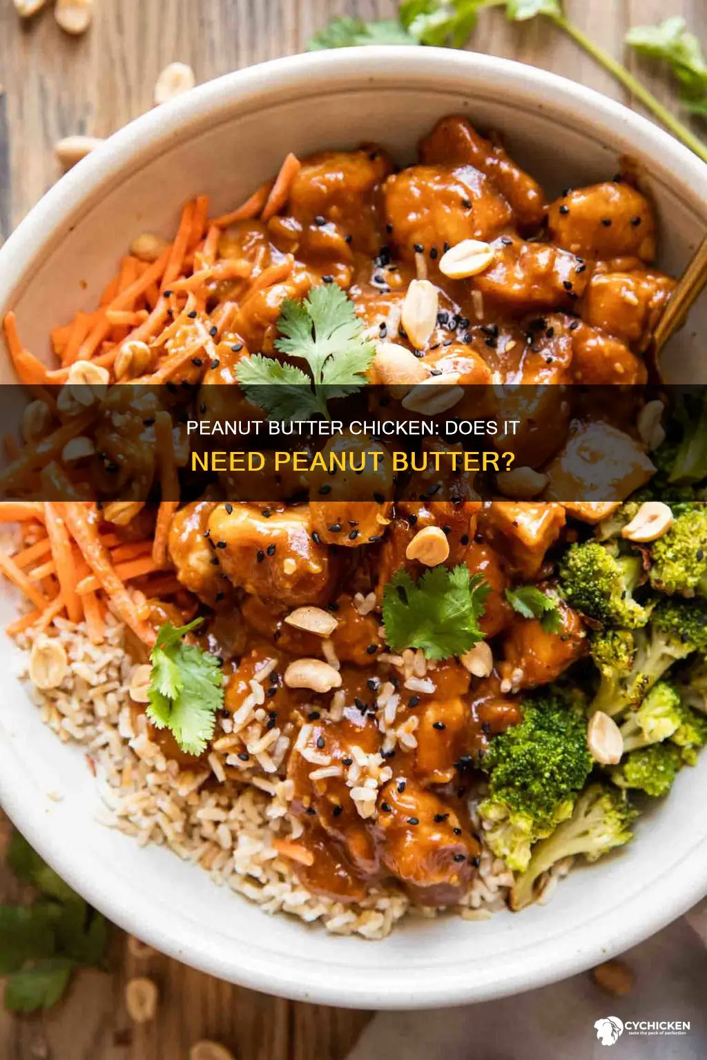 do i need peanut butter for peanut butter chicken