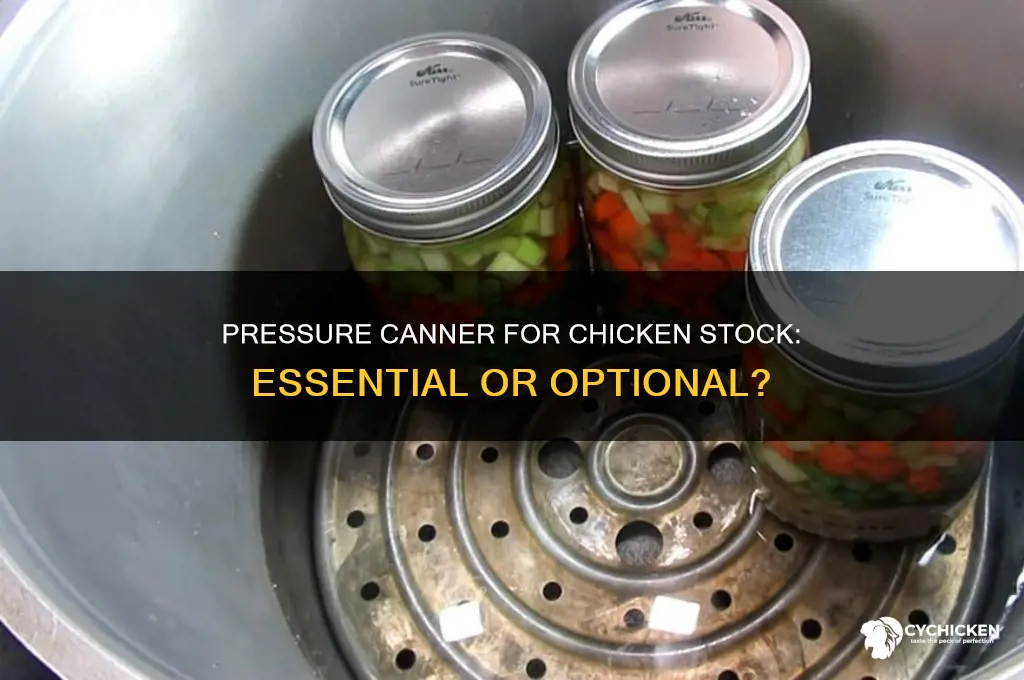 do i need pressure canner for chicken stock