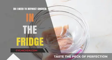Defrosting Chicken: Fridge or No Fridge?