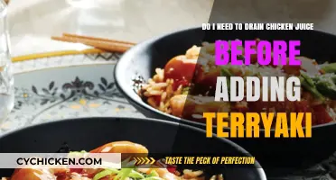 How to Handle Chicken Juices When Making Teriyaki