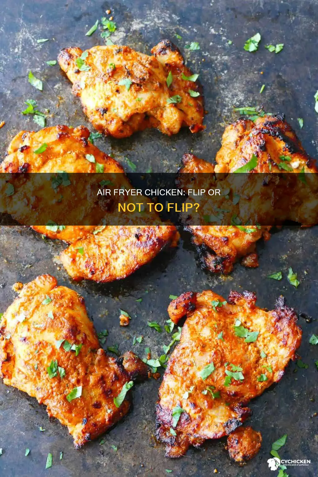 do i need to flip chicken in air fryer