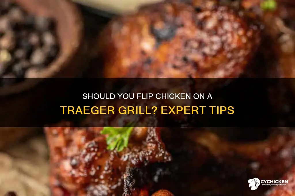 do i need to flip chicken on traeger
