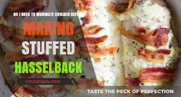 Marinating Chicken: A Must for Stuffed Hasselback?