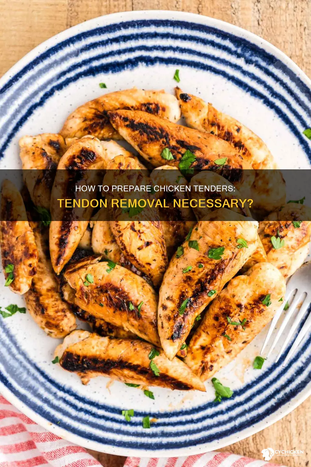 do i need to remove the tendon from chicken tenders