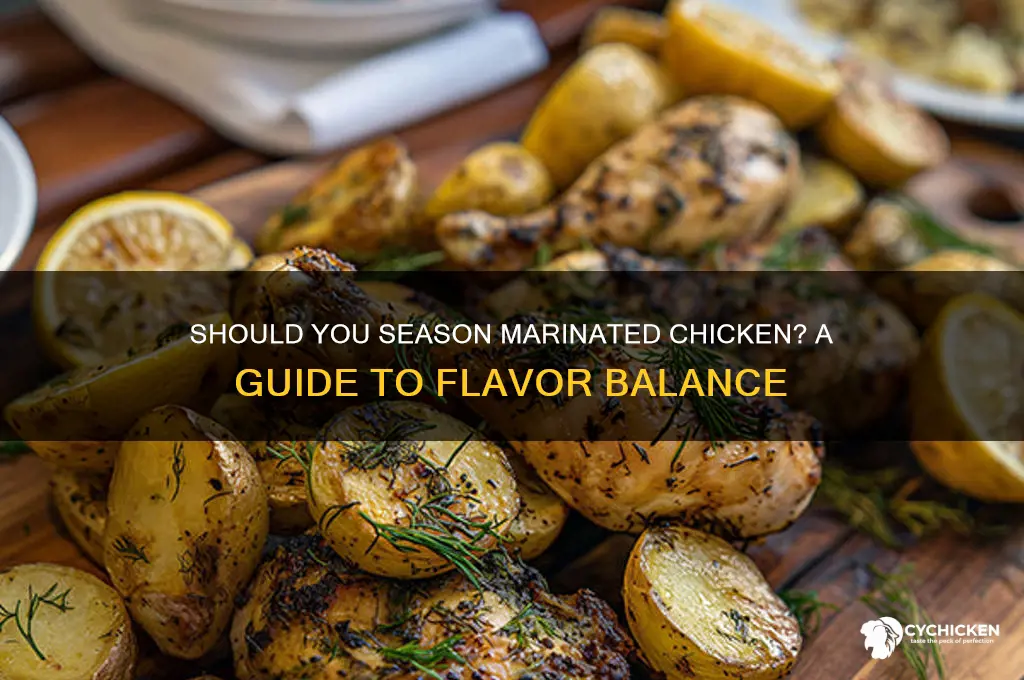 do i need to season marinated chicken