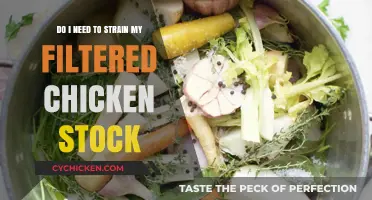 Straining Chicken Stock: Is It Necessary?