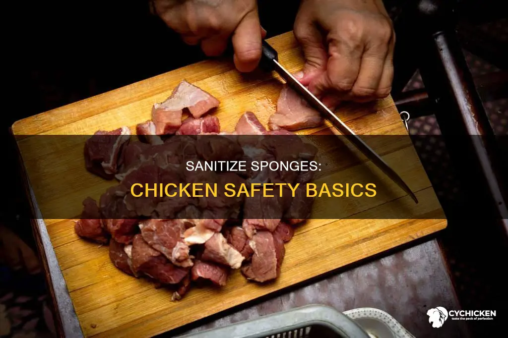 do i need to throw out sponge after chicken